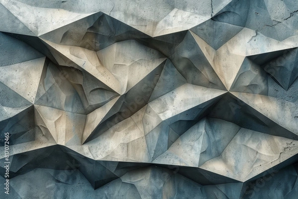 Fototapeta Diseño de piedra, formas geométricas, recurso gráfico, fondo