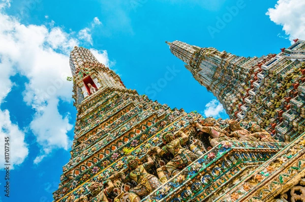 Obraz Colorfull Wat Arun, Bangkok, Thailand