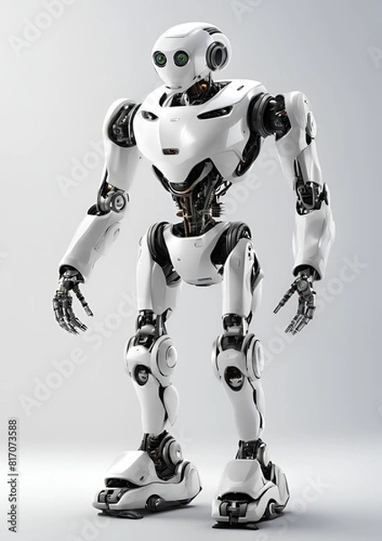 Fototapeta Grey color robot