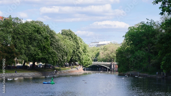 Fototapeta Admiralbrücke in Kreuzberg