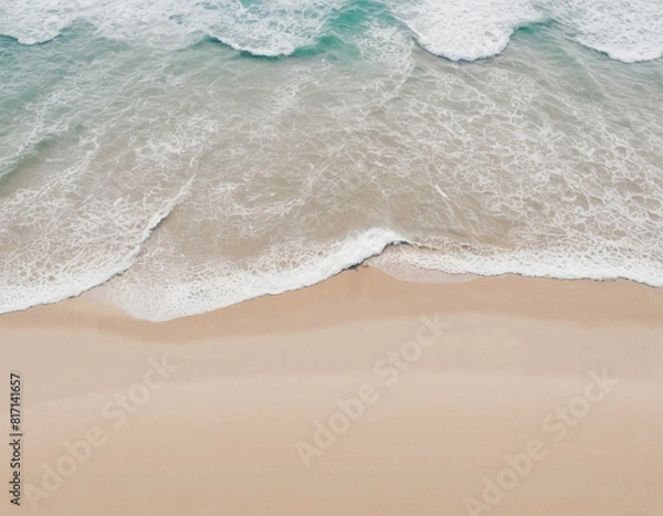 Fototapeta waves on the beach