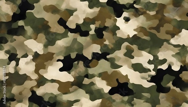 Fototapeta 
army camouflage background fabric texture, modern military pattern
