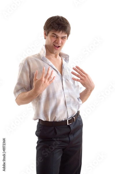 Fototapeta Proud young man