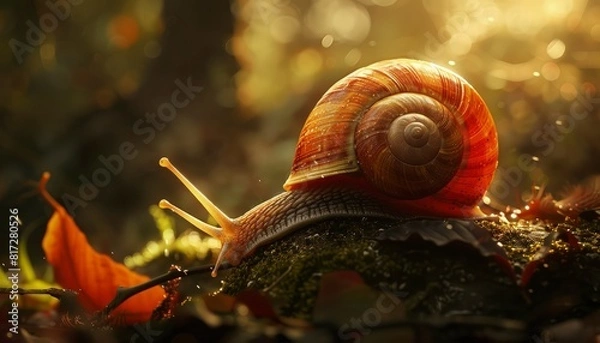 Fototapeta Image of a smail