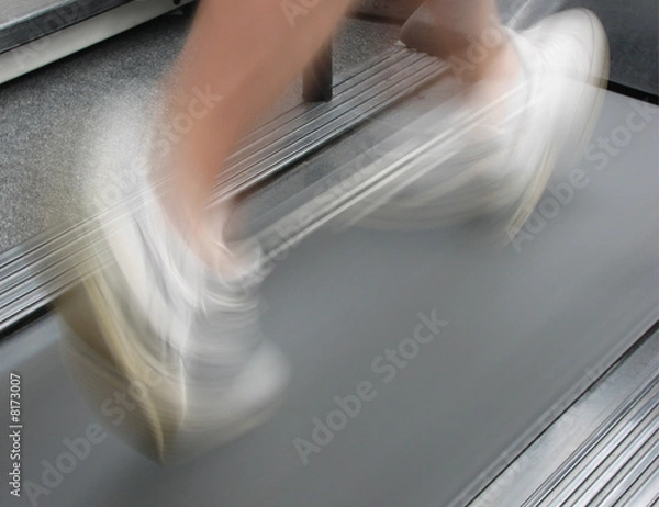 Obraz Running on treadmill