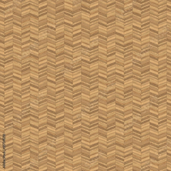 Obraz Seamless wooden floor texture. 4000x4000 px. Diffuse map and pattern mask to create materials in design and 3D rendering software. 