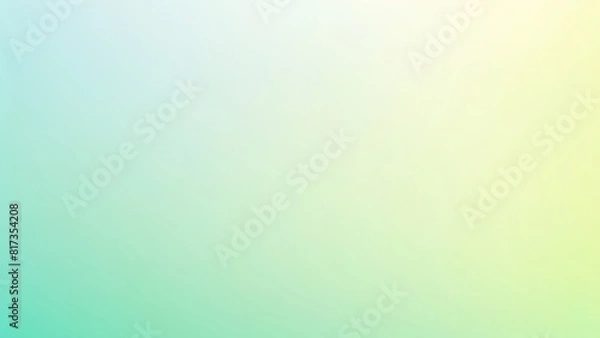 Fototapeta pastel color yellow green, and blue grainy gradient background noise texture effect summer	