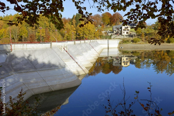 Obraz Dam on the lake