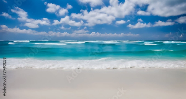 Fototapeta 透明度抜群の海と雲