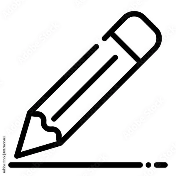 Obraz Penci Icon in Line Style