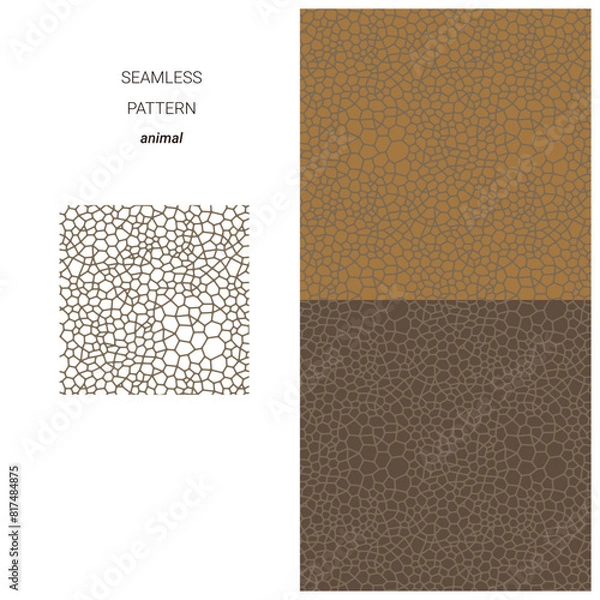 Fototapeta パターン_アニマル_爬虫類orサイ