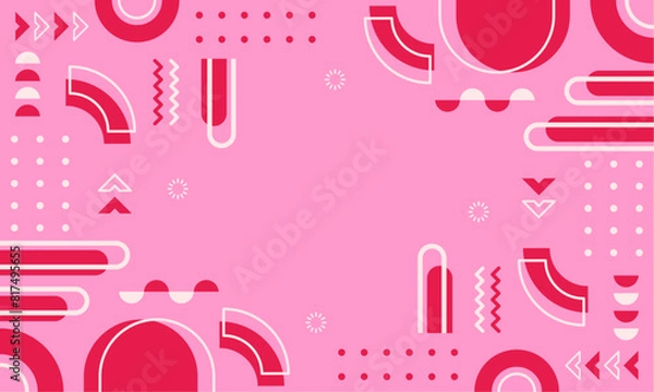 Obraz flat design of abstract geometric background