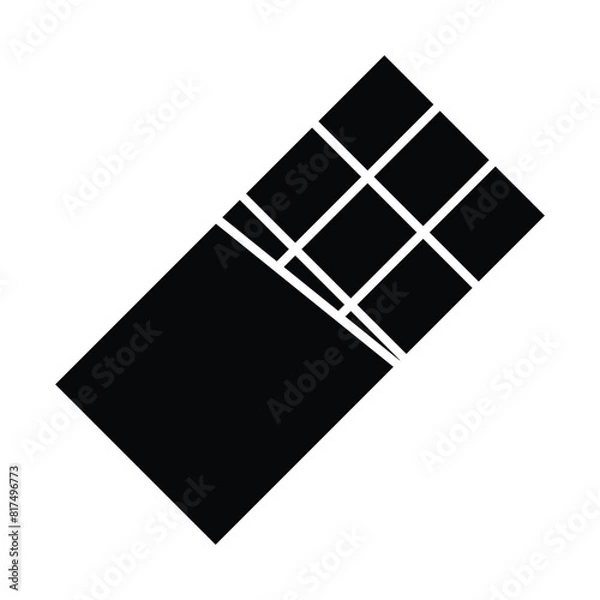 Obraz chocolate icon vector template design flat and simple