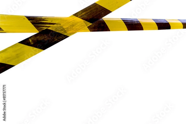 Fototapeta Taśma ostrożna