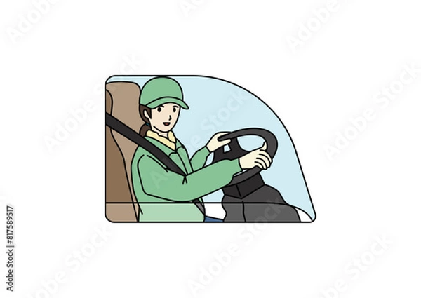 Obraz トラック運転手