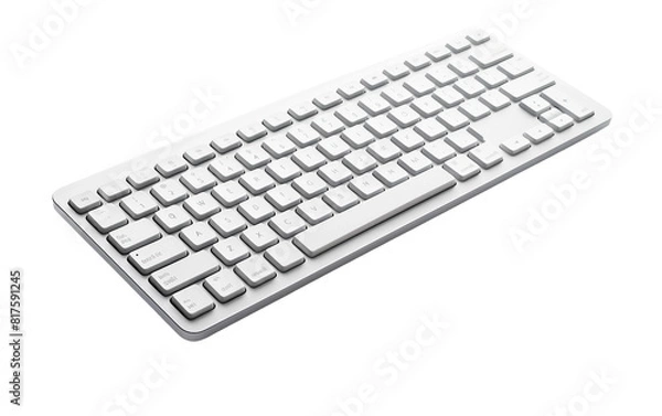Fototapeta computer keyboard isolated on white