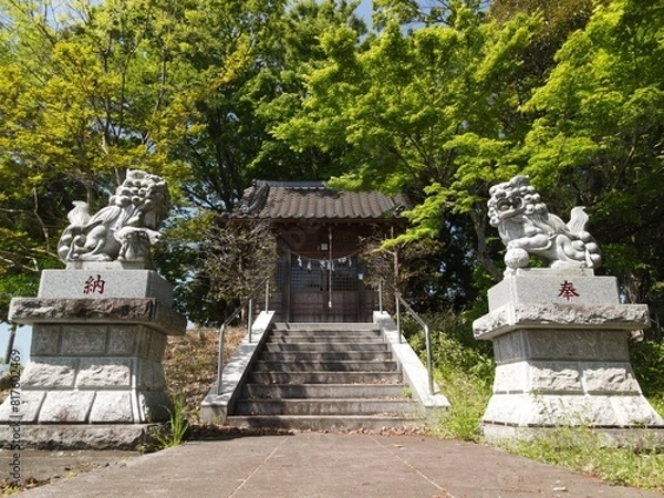 Fototapeta 富士浅間神社 祠