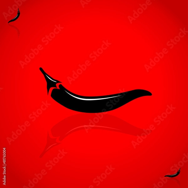 Obraz Red hot chili pepper