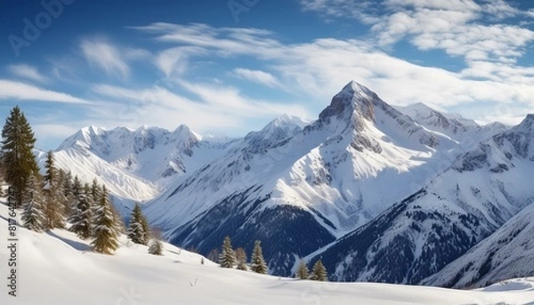 Obraz Snowy Mountain