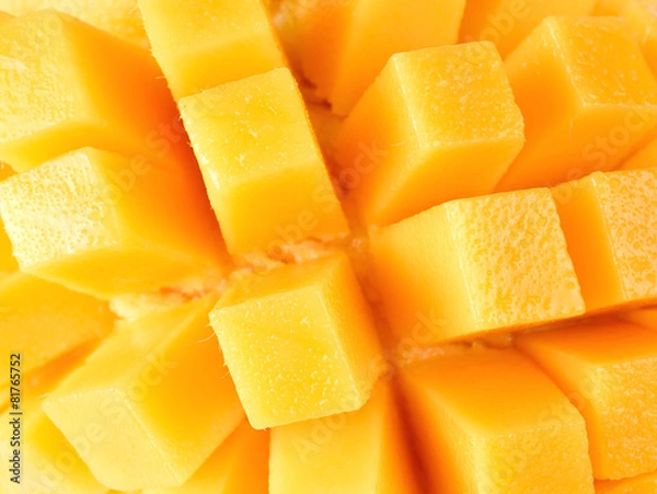 Fototapeta Zbliżenie kawałek tła mango