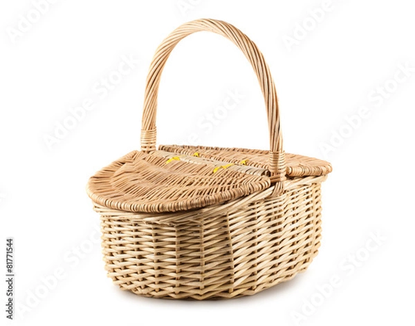 Obraz Picnic wicker basket