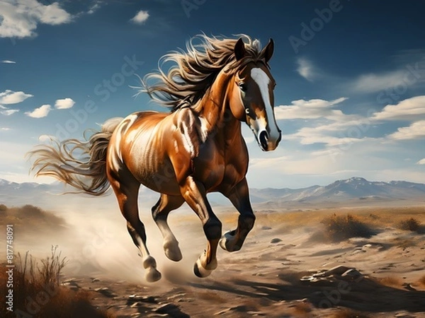 Obraz horse is running