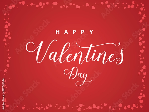 Obraz Vector Valentine's Day greeting card cover
