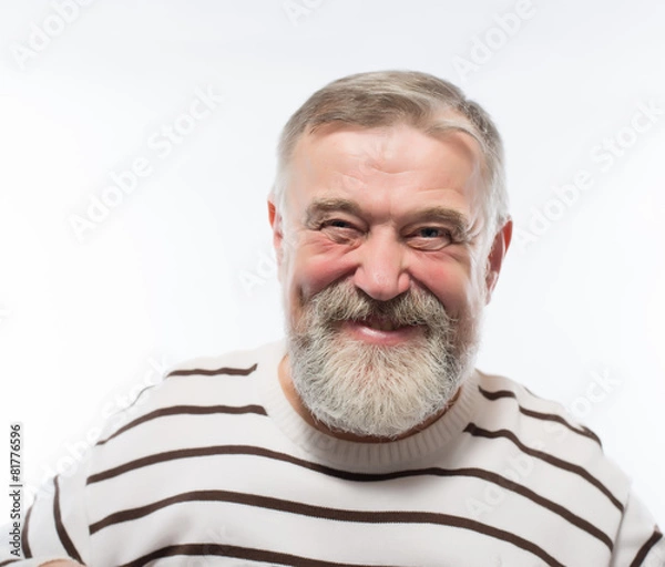 Fototapeta Old man smiling