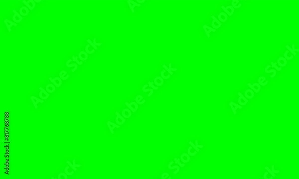 Fototapeta Green screen background template, vector backdrop.