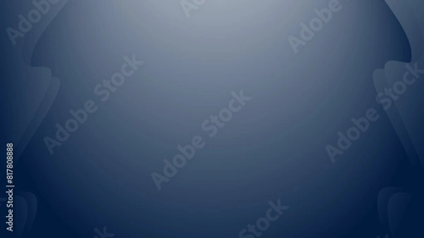 Fototapeta business presentation background, curve style slide template On blue gradient background
