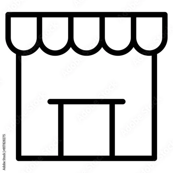 Fototapeta shop line
