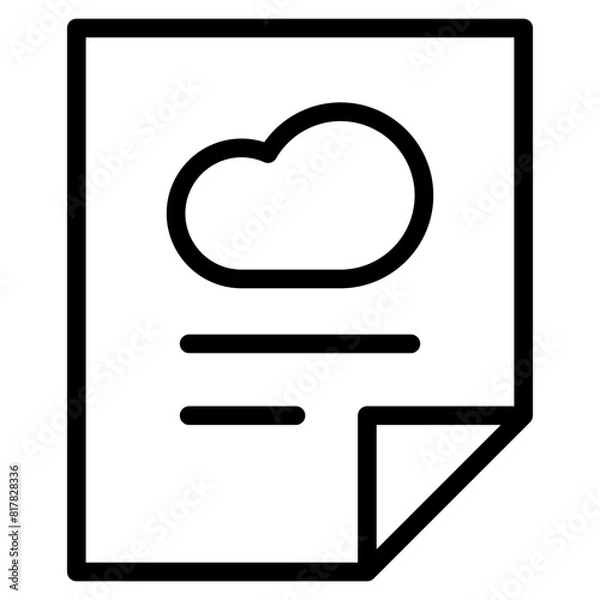 Fototapeta weather report line
