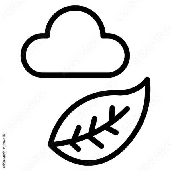 Fototapeta cloudy line
