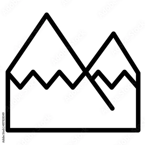 Fototapeta mountain line
