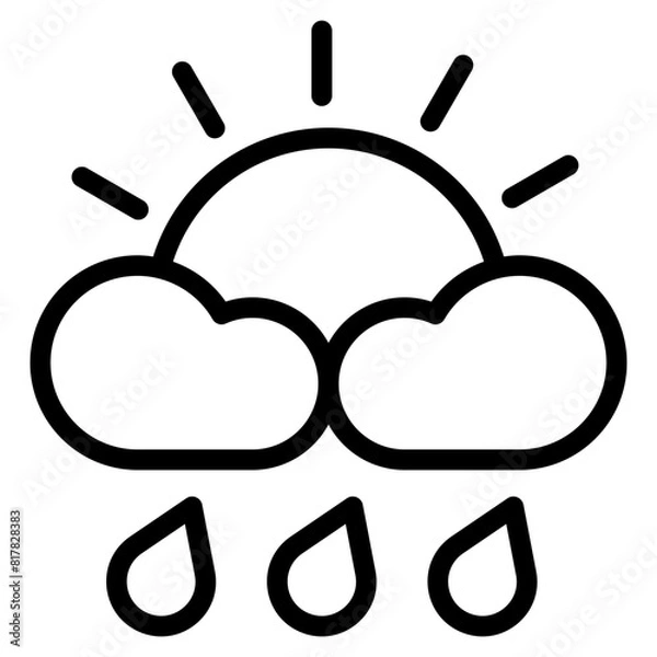 Fototapeta rain line
