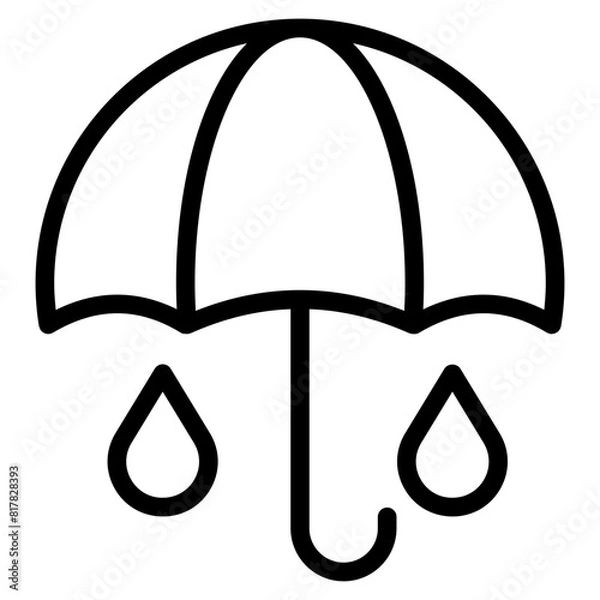 Fototapeta rain line
