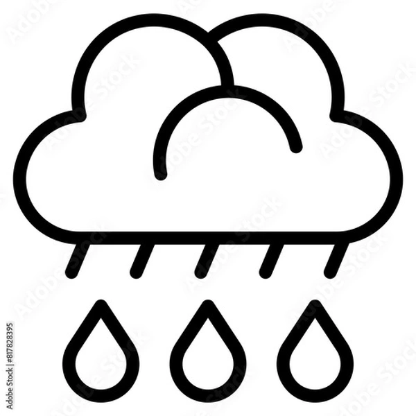 Fototapeta rain line
