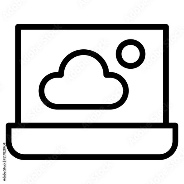 Fototapeta weather news line
