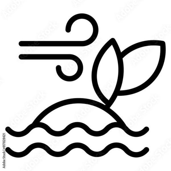 Fototapeta wind line
