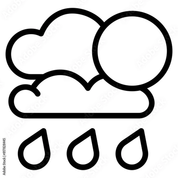 Fototapeta rain line
