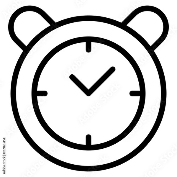 Fototapeta clock line
