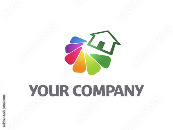 Fototapeta Logo maison 01