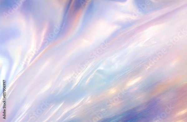 Obraz Mother of pearl abstract background - AI generated