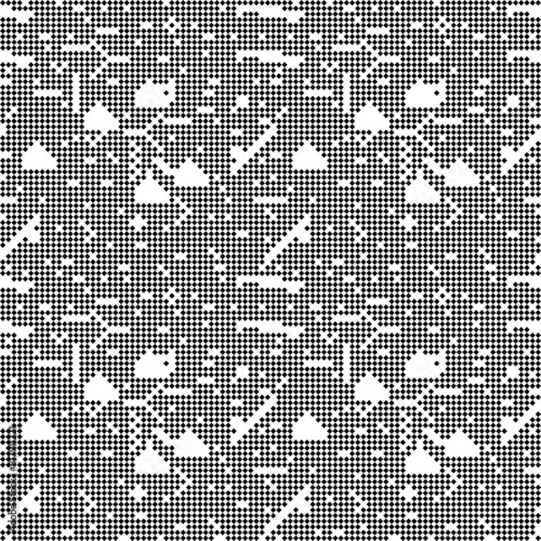 Obraz Seamless pattern. Rhombuses, figures ornament. Ethnic motif. Forms, checks background. Tiles, signs backdrop. Diamonds, shapes wallpaper. Textile print, web design, abstract illustration. Vector