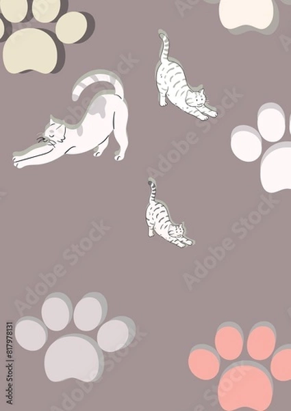 Fototapeta pattern with animals