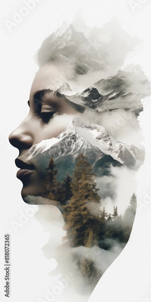 Obraz Harmony in the Highlands: A Serene Silhouette