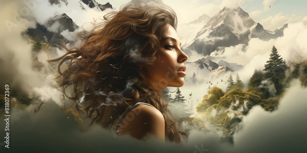 Obraz Peak Serenity: Blending with Nature