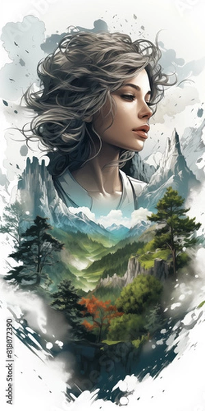 Obraz "The Essence of Autumn: Mountain Majesty