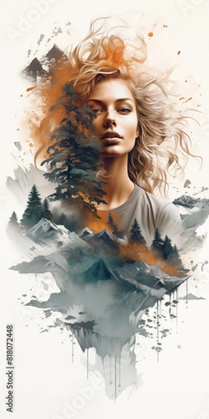 Obraz Wilderness Whisper: Blending Boundaries