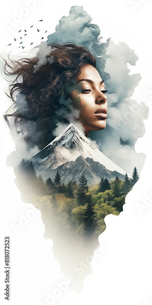 Obraz Mountain Maiden: Artistry in the Wild